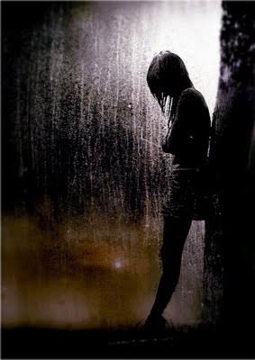 Rain hides the pain